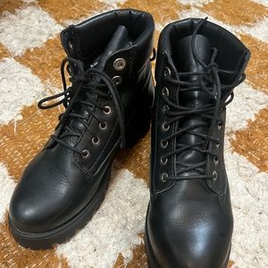 Steve Madden combat boots